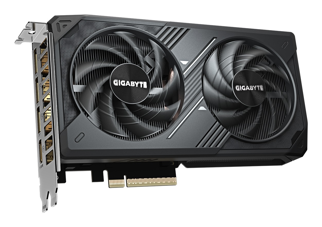 GIGABYTE GeForce RTX 5060 WINDFORCE OC 8GB GDDR7 - PCI-E 5.0, 128bit, 2512 MHz, 3 x DisplayPort, 1 x HDMI, Risoluzione 7680 x 4320