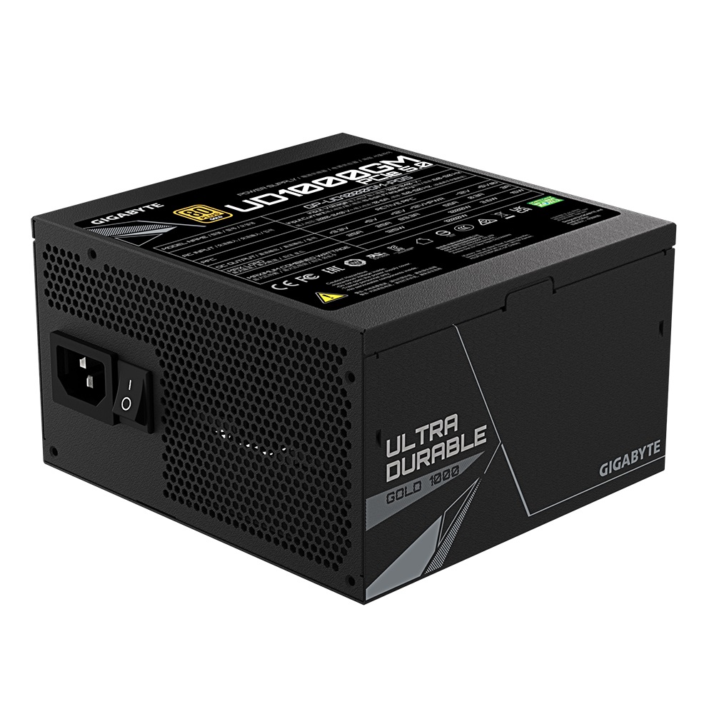 GIGABYTE UD1000GM PG5 Alimentatore Modulare 1000W 80 Gold ATX 3.0 Nero