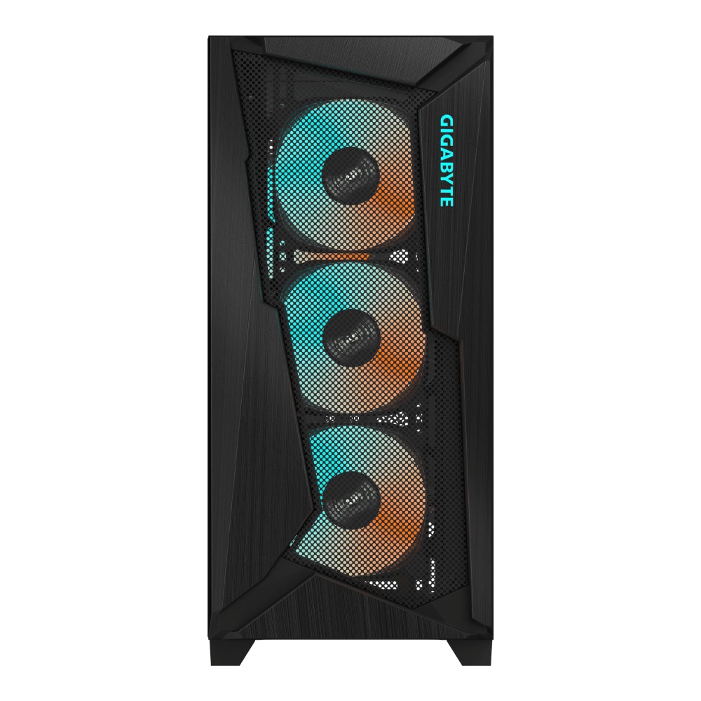 GIGABYTE C301 GLASS V2 Midi Tower ATX/E-ATX/mATX con Vetro Temperato e Supporto RGB - Nero