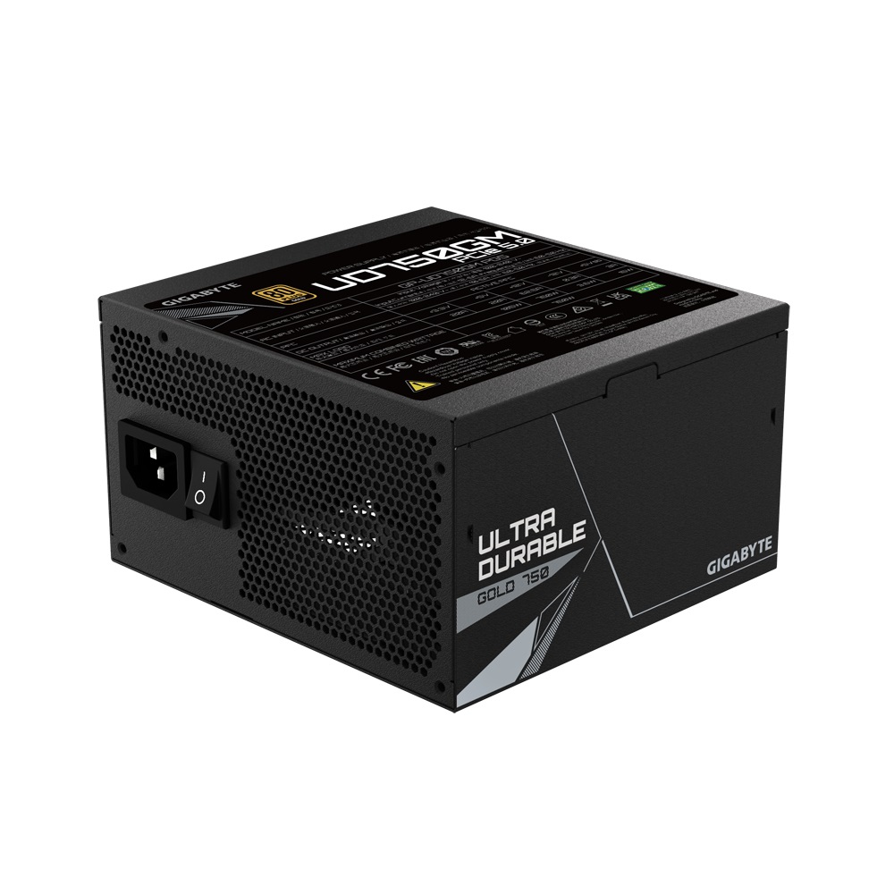 GIGABYTE UD750GM PG5 Alimentatore 750W 80 Plus Gold Modulare 20 4 pin ATX Nero