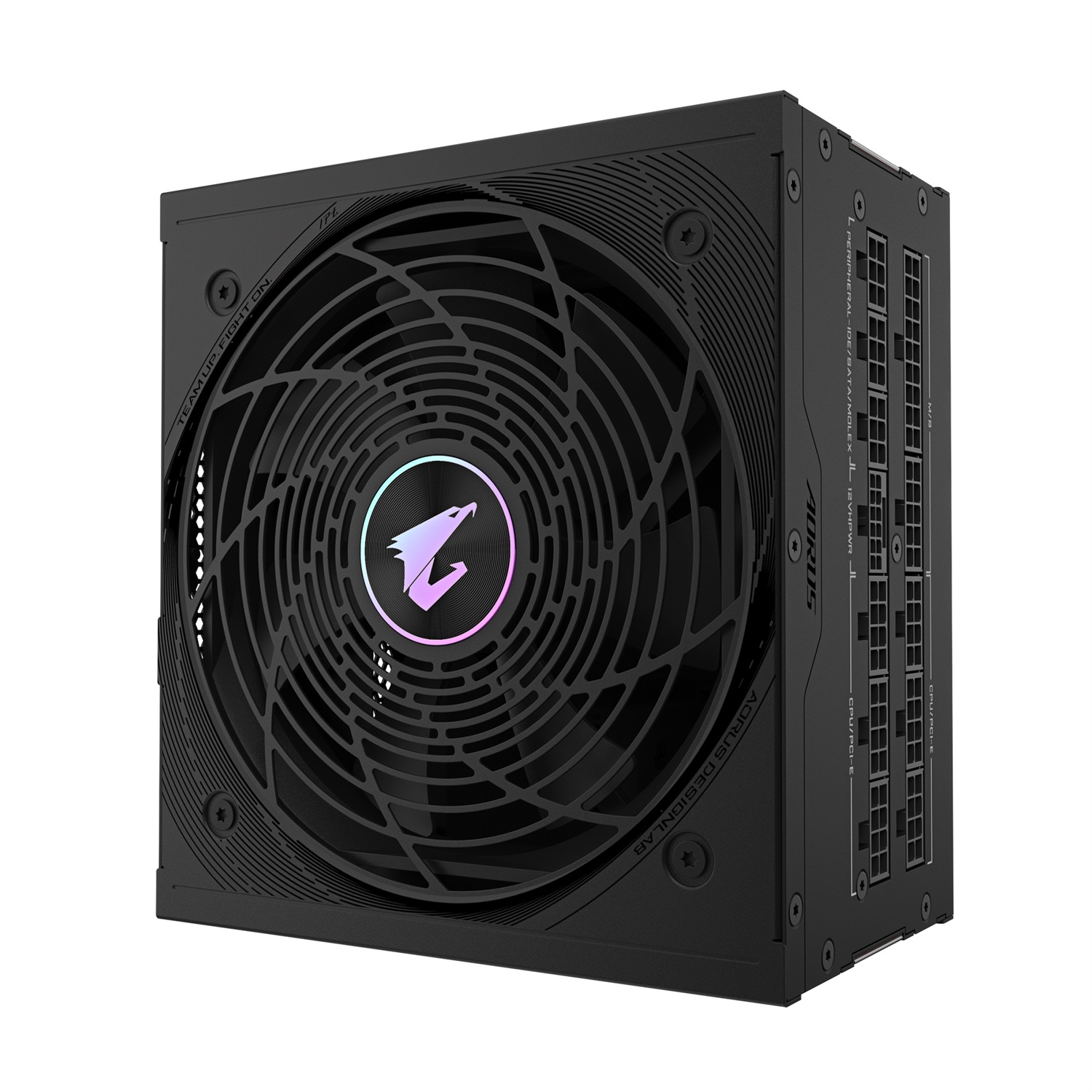 GIGABYTE AORUS ELITE P1000W ICE Alimentatore - 1000W, PCIe 5.0, 80 PLUS Platinum, Design Completamente Modulare, Ventola da 120 mm, Compatibile con ATX 3.0 e ATX 3.1, Spina EU