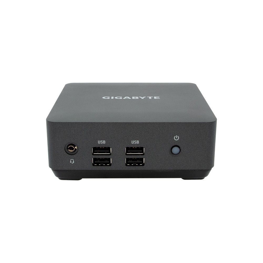 GIGABYTE BRIX Mini PC Barebone Nero con Intel Core i3-1315U, 1x DDR4 SO-DIMM, M.2-2280, SATA, Wireless AX e Bluetooth 5.2