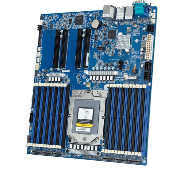 GIGABYTE MZ33-AR0 Scheda Madre E-ATX Socket SP5 per Processori AMD EPYC 9004, Supporto DDR5 fino a 4800 MHz
