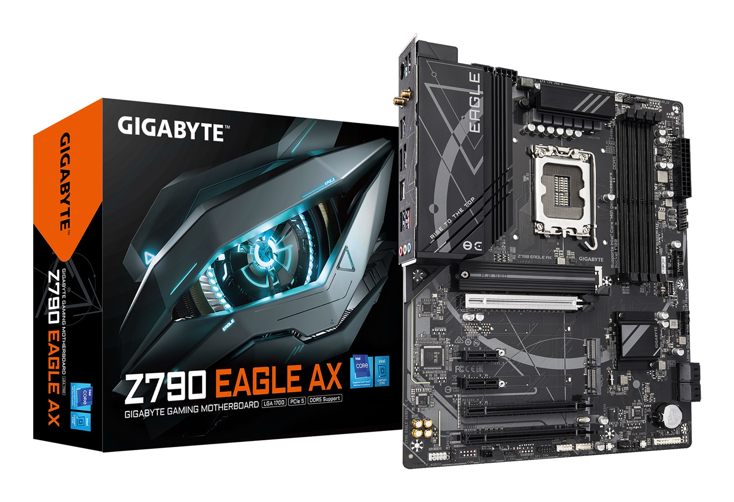 GIGABYTE Z790 EAGLE AX Scheda Madre ATX LGA 1700 con Supporto DDR5 fino a 7600MHz, Wi-Fi 6E e 2.5GbE LAN