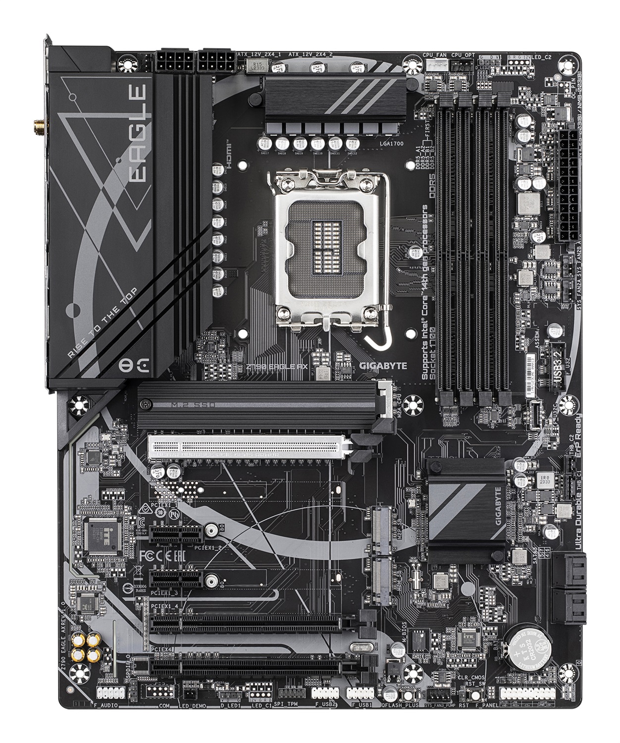 GIGABYTE Z790 EAGLE AX Scheda Madre ATX LGA 1700 con Supporto DDR5 fino a 7600MHz, Wi-Fi 6E e 2.5GbE LAN