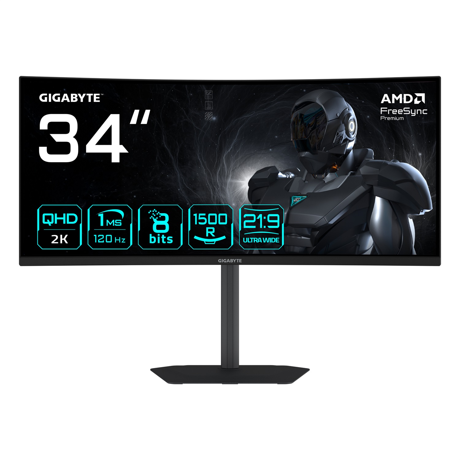 GIGABYTE Monitor Gaming Curvo 34