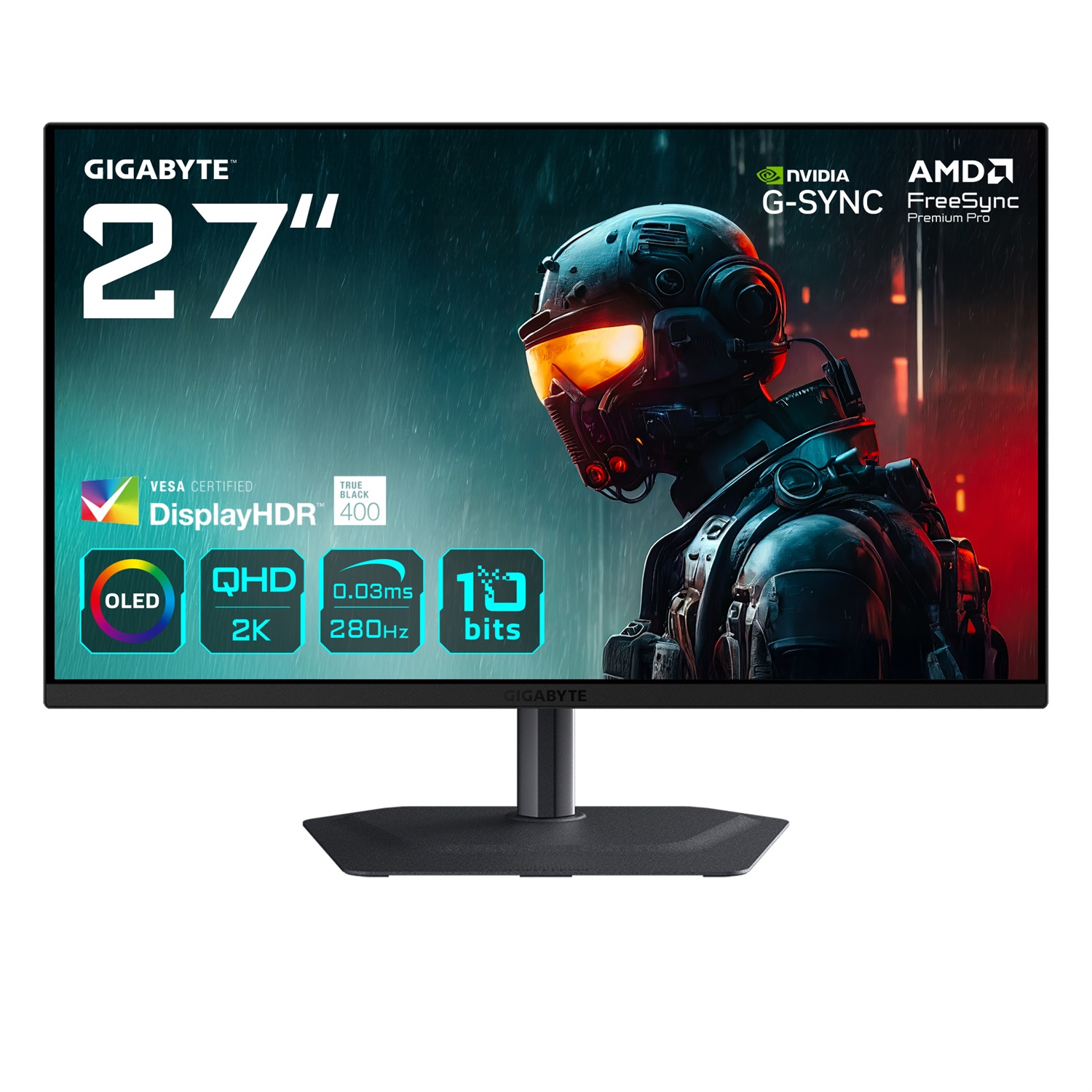 GIGABYTE MO27Q2A Monitor da gioco OLED 27