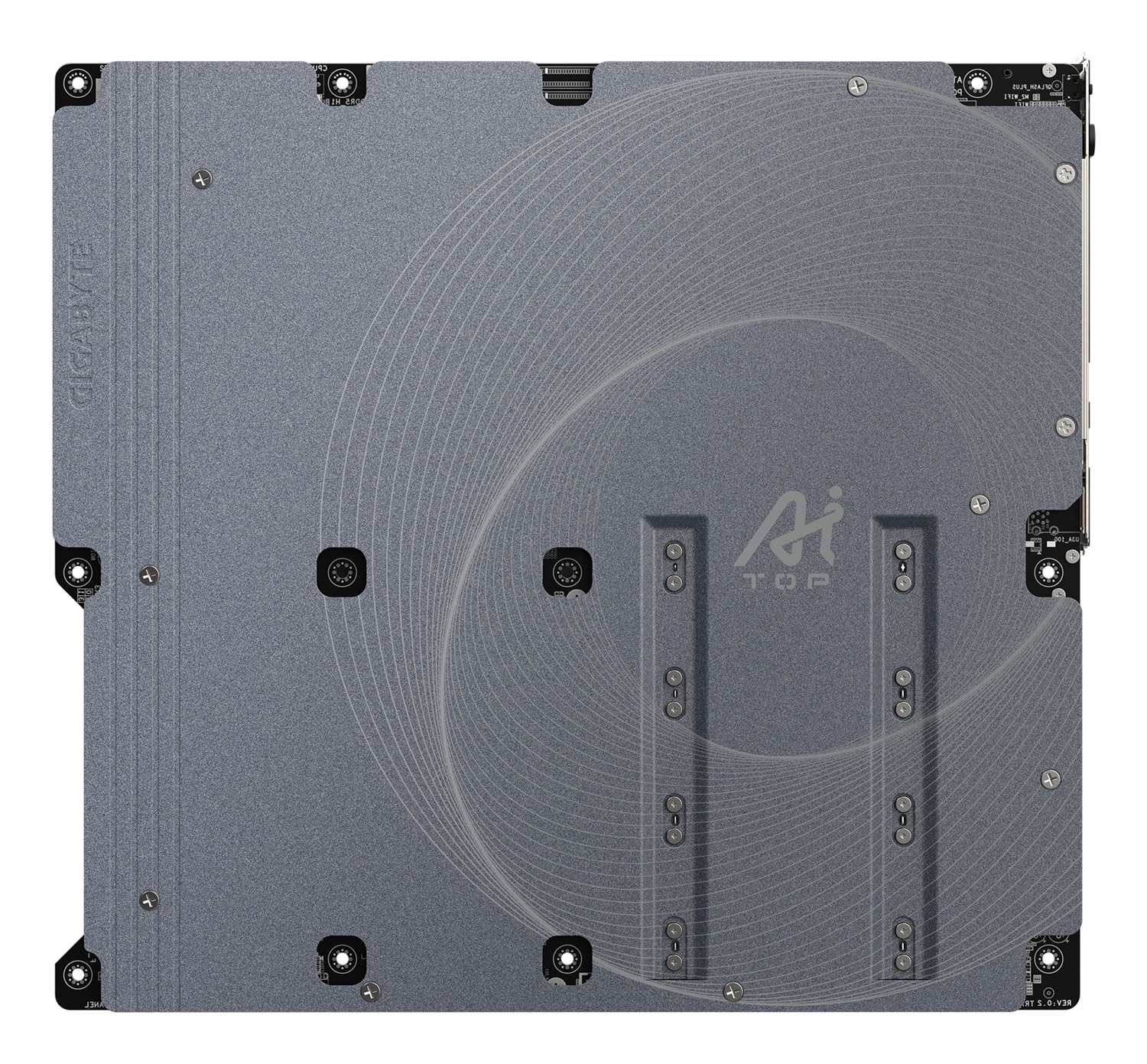 GIGABYTE TRX50 AI TOP-2B Scheda Madre E-ATX - Socket sTR5 - Compatibile con CPU AMD Ryzen Threadripper PRO 7000, VRM Digitale a 16 8 4 fasi, Fino a 5200 MHz DDR5, 4 x M.2 PCIe 5.0, Wi-Fi 7, LAN 10 GbE, USB 3.2 Gen 2x2
