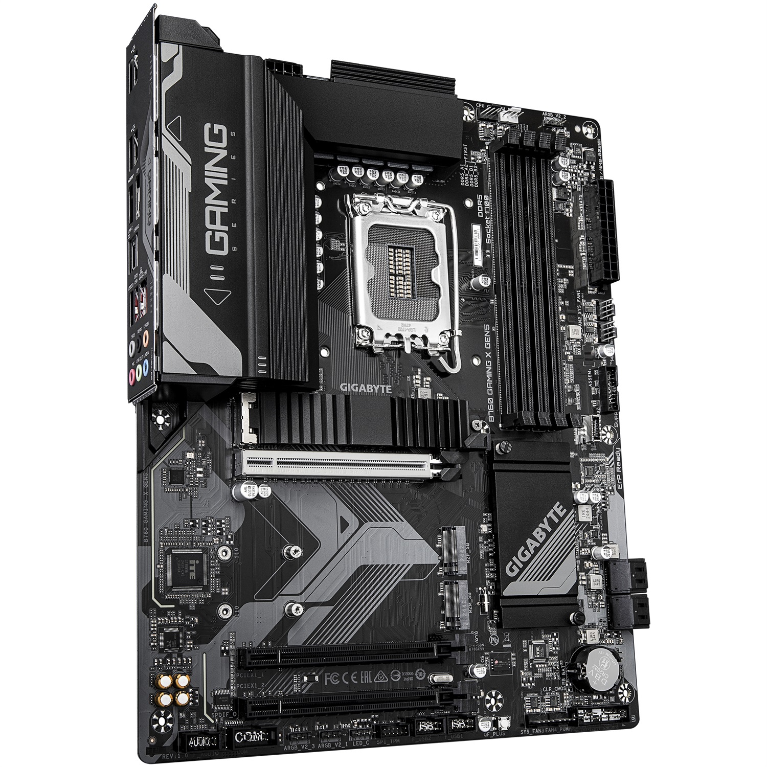 GIGABYTE B760 GAMING X GEN5 Scheda Madre ATX - Supporta processori Intel Core di 14a generazione, VRM a 8 1 1 fasi, fino a 5600 MHz DDR5, 3 x M.2 PCIe 4.0, LAN 2.5 GbE, USB 3.2 Gen 2
