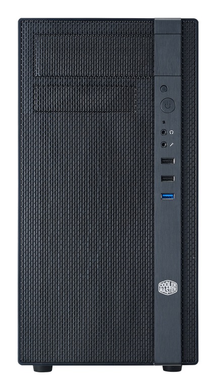 Cooler Master N200 Mini Tower Nero - Case per PC microATX e Mini-ITX con USB 3.0, Pannello Laterale in Maglia, Espandibilità per 3 HDD e 4 SSD