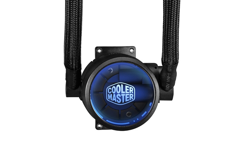 Cooler Master MasterLiquid Pro 140 - Raffreddatore di liquidi AIO 14 cm con 2 ventole da 140mm, Flusso d'aria 64,21 pdc/min, Livello di rumore 6-30 dB, Colore Nero