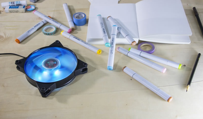 Cooler Master MasterFan Pro 140 Air Pressure RGB - Ventilatore 140mm con Illuminazione RGB, 650-1550 Giri/min, 6-20 dB, Flusso d'Aria 46,2 pdc/min