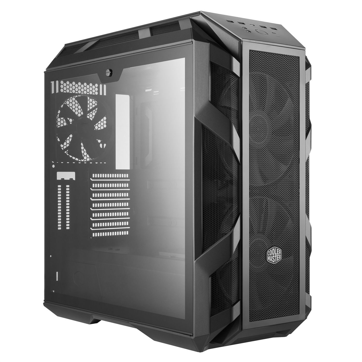 Cooler Master MasterCase H500M ARGB - Midi Tower Grigio con 2 Ventole da 200 mm, 4 Pannelli in Vetro Temperato e Supporto per Schede Madri ATX/EATX/Micro-ATX/Mini-ATX