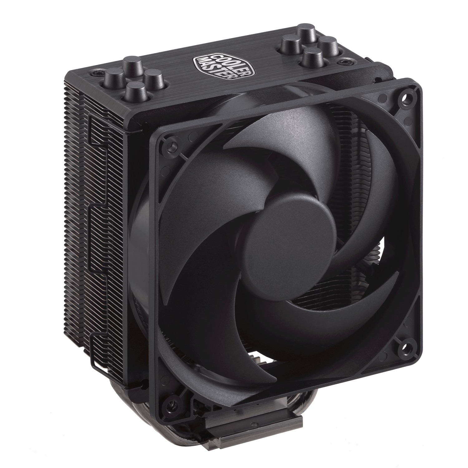 Cooler Master Hyper 212 Black Edition - Dissipatore CPU 12 cm Nero, Silenzioso ed Elegante con 4 Tubi di Calore e Ventola FP120 Silencio