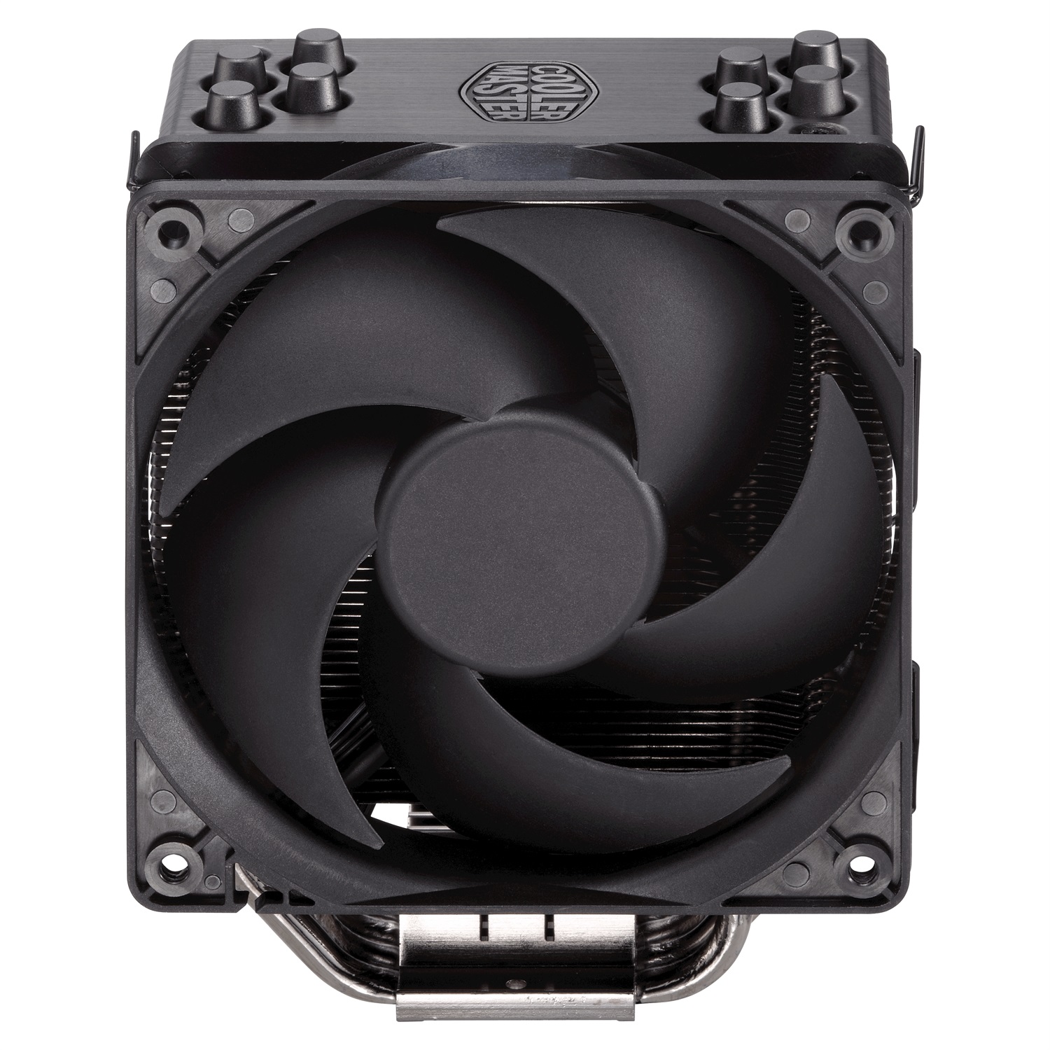 Cooler Master Hyper 212 Black Edition - Dissipatore CPU 12 cm Nero, Silenzioso ed Elegante con 4 Tubi di Calore e Ventola FP120 Silencio
