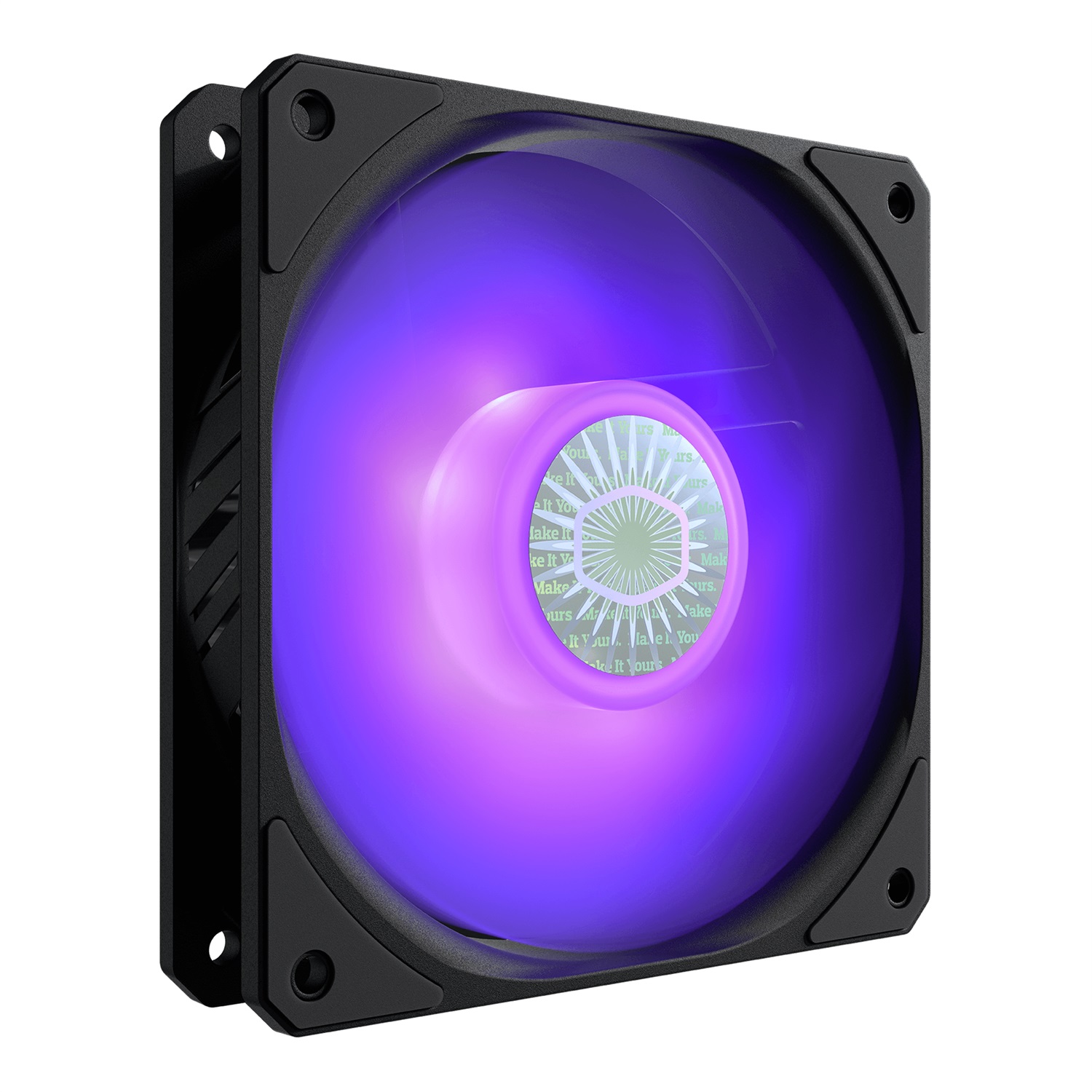 Cooler Master SickleFlow 120 V2 RGB Ventilatore 120mm con Illuminazione RGB, Compatibile con Scheda Madre, Flusso d'Aria 62 CFM, Pressione Statica 2,5 mm H2O, Livello di Rumore da 8 a 27 dB