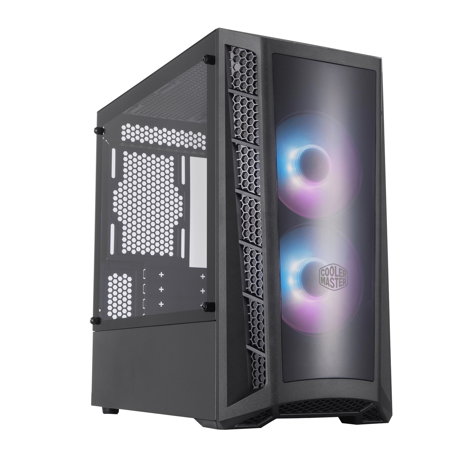 Cooler Master MasterBox MB320L ARGB Mini Tower Nero - Case PC con Vetro Temperato e Ventole ARGB