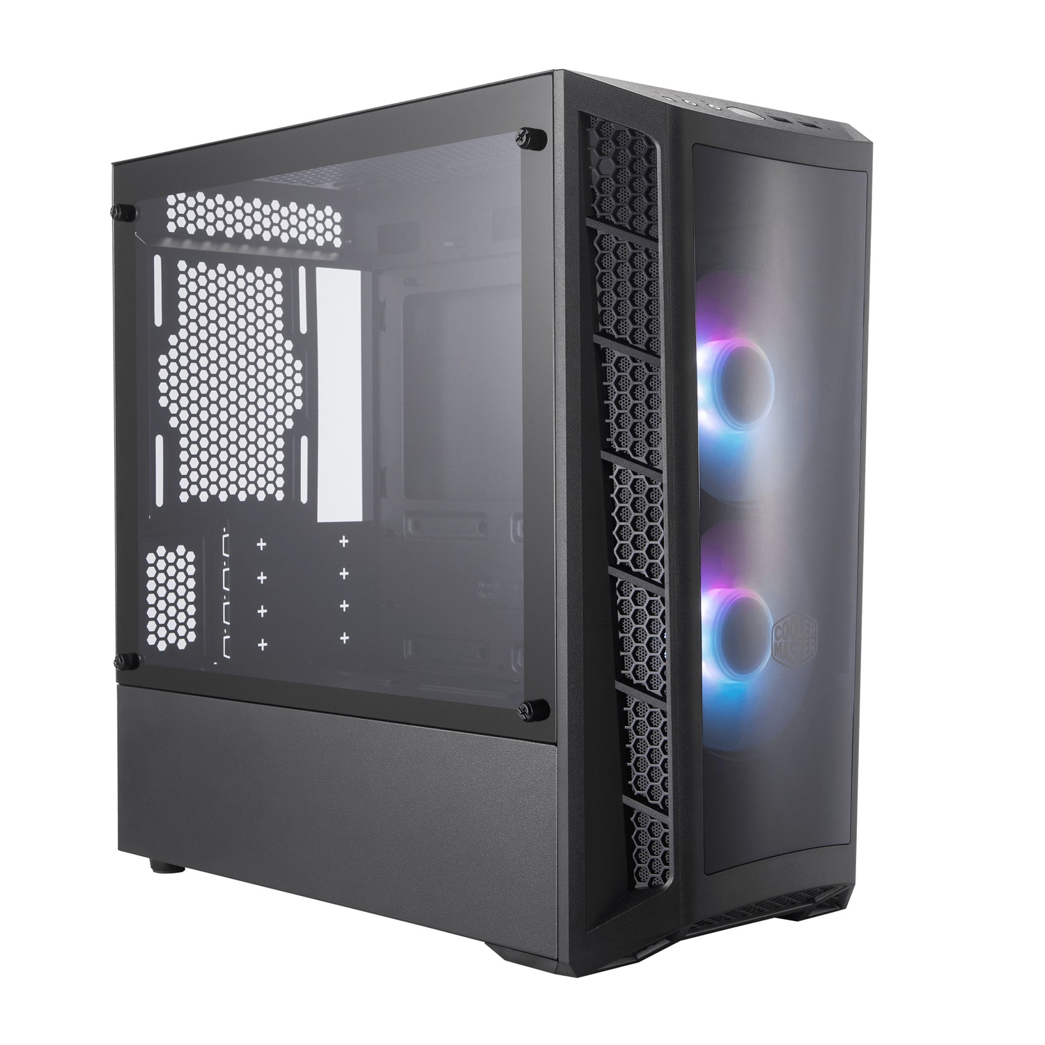 Cooler Master MasterBox MB320L ARGB Mini Tower Nero - Case PC con Vetro Temperato e Ventole ARGB