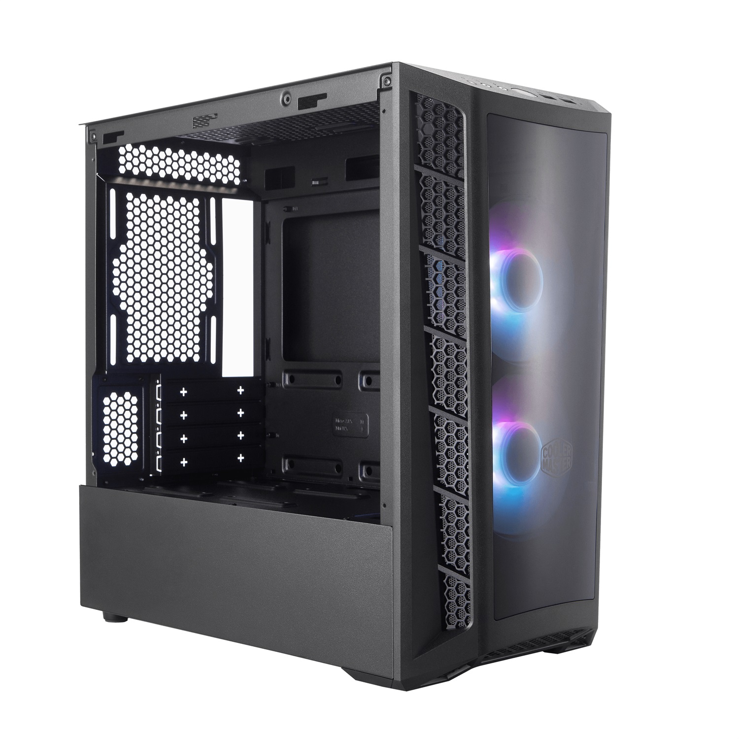 Cooler Master MasterBox MB320L ARGB Mini Tower Nero - Case PC con Vetro Temperato e Ventole ARGB