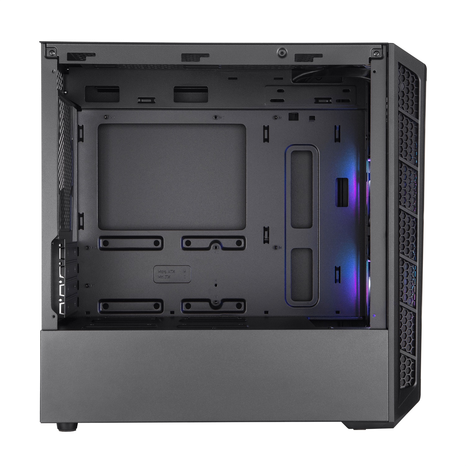 Cooler Master MasterBox MB320L ARGB Mini Tower Nero - Case PC con Vetro Temperato e Ventole ARGB
