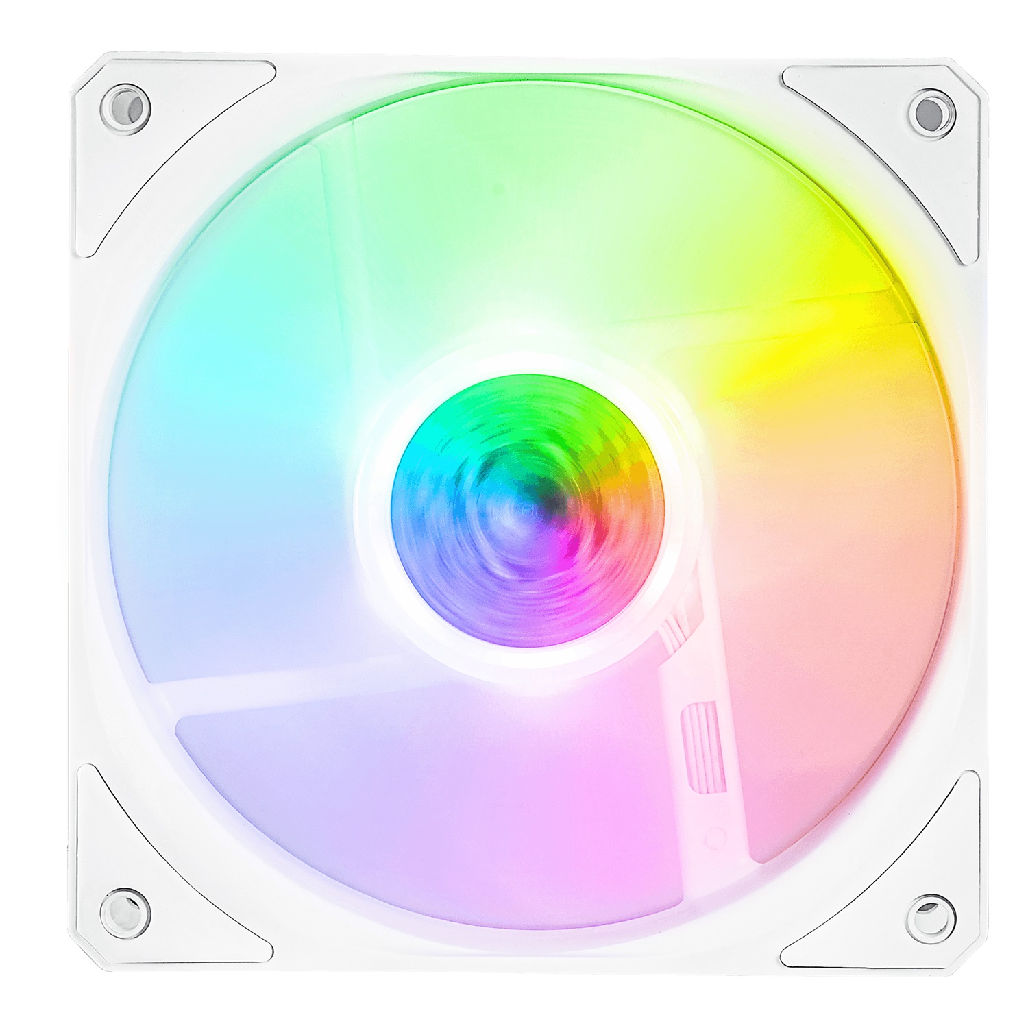 Cooler Master SickleFlow 120 ARGB White Edition - Kit 3 Ventole 120mm PWM, Controller Incluso, Compatibile con Schede Madri ARGB