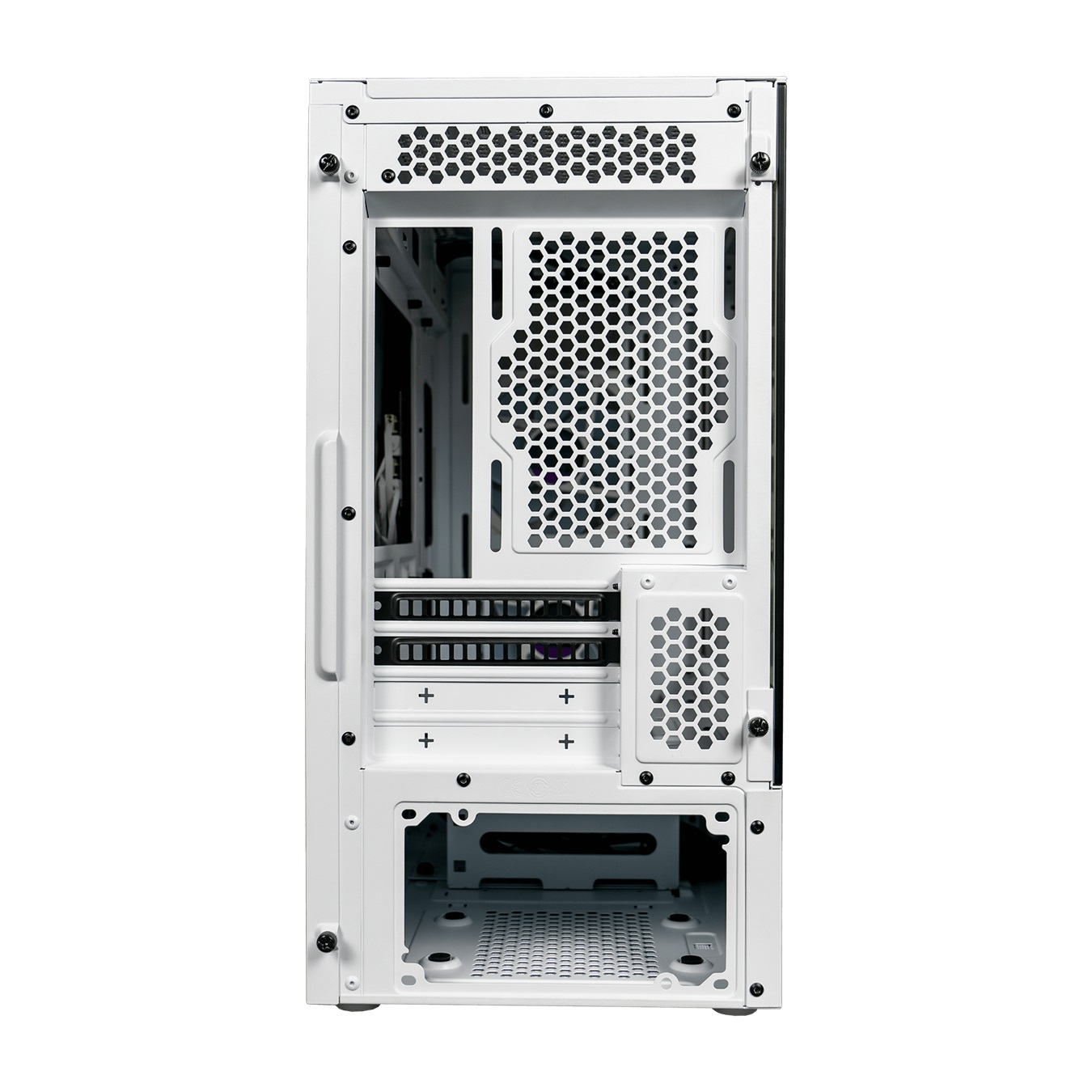 Cooler Master TD300 Mini Tower Bianco - Case PC con Pannello in Vetro Temperato, 2 Ventole ARGB, Supporto Micro-ATX e Mini-ITX