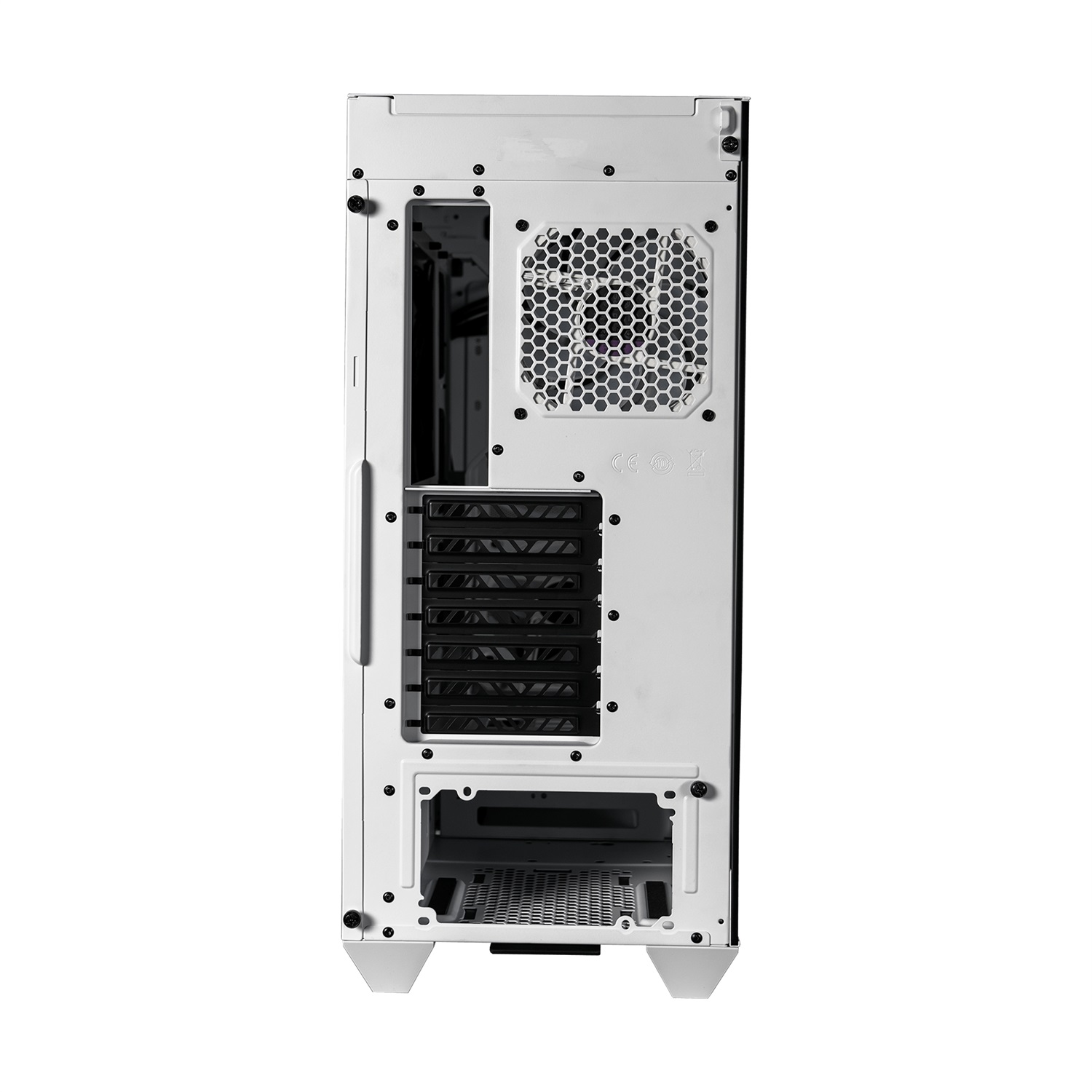 Cooler Master HAF 500 Midi Tower Bianco - 2 Ventole ARGB 200mm, Ventola GPU 120mm, Pannello Laterale in Vetro Temperato, Hub ARGB, Compatibile ATX/EATX/ITX