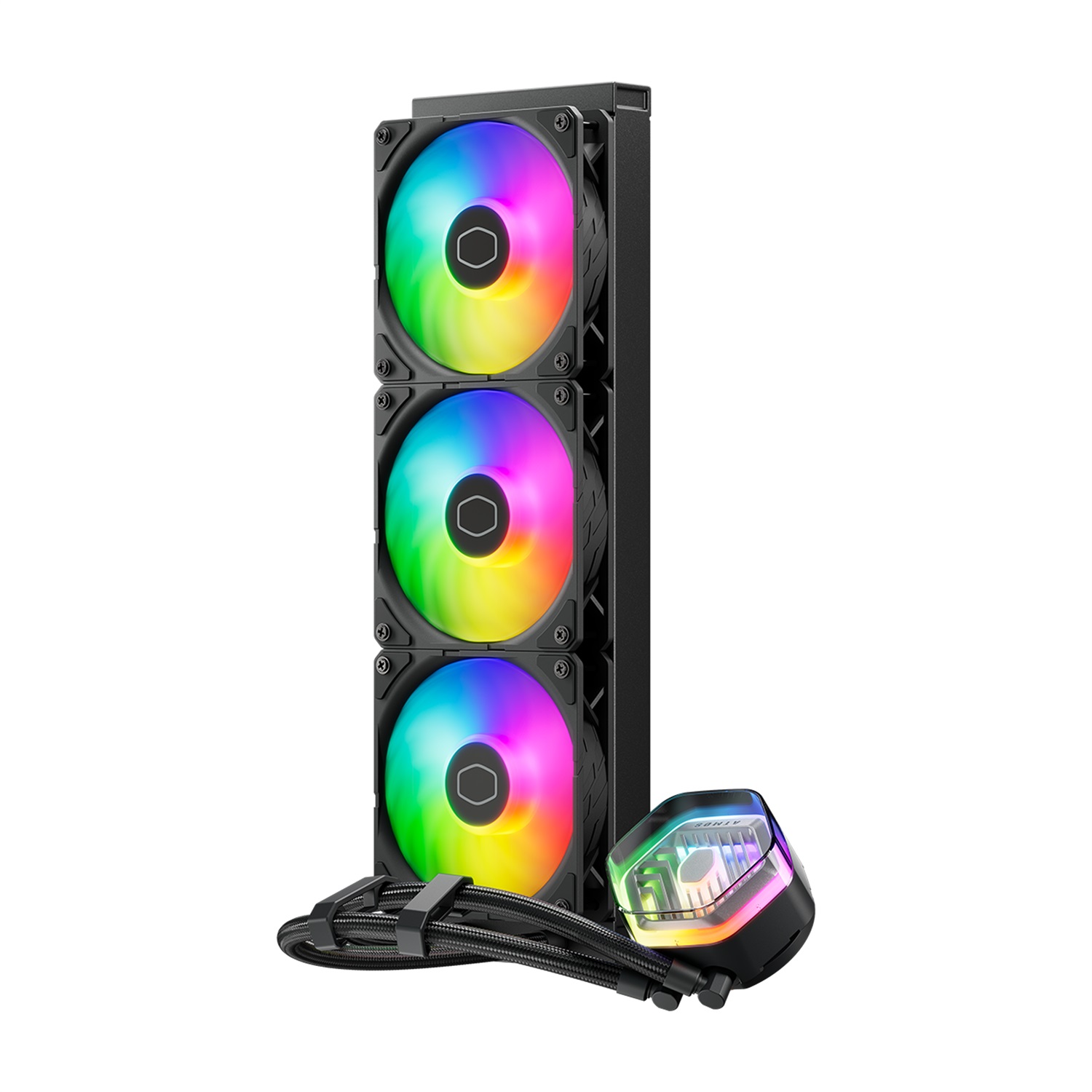 Cooler Master MasterLiquid 360 ATMOS Kit di Raffreddamento a Liquido ARGB 12 cm con Pompa a Doppia Camera