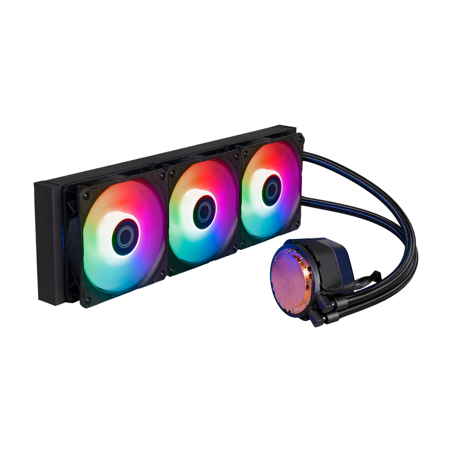 Cooler Master MasterLiquid 360 ATMOS Kit di Raffreddamento a Liquido ARGB 12 cm con Pompa a Doppia Camera