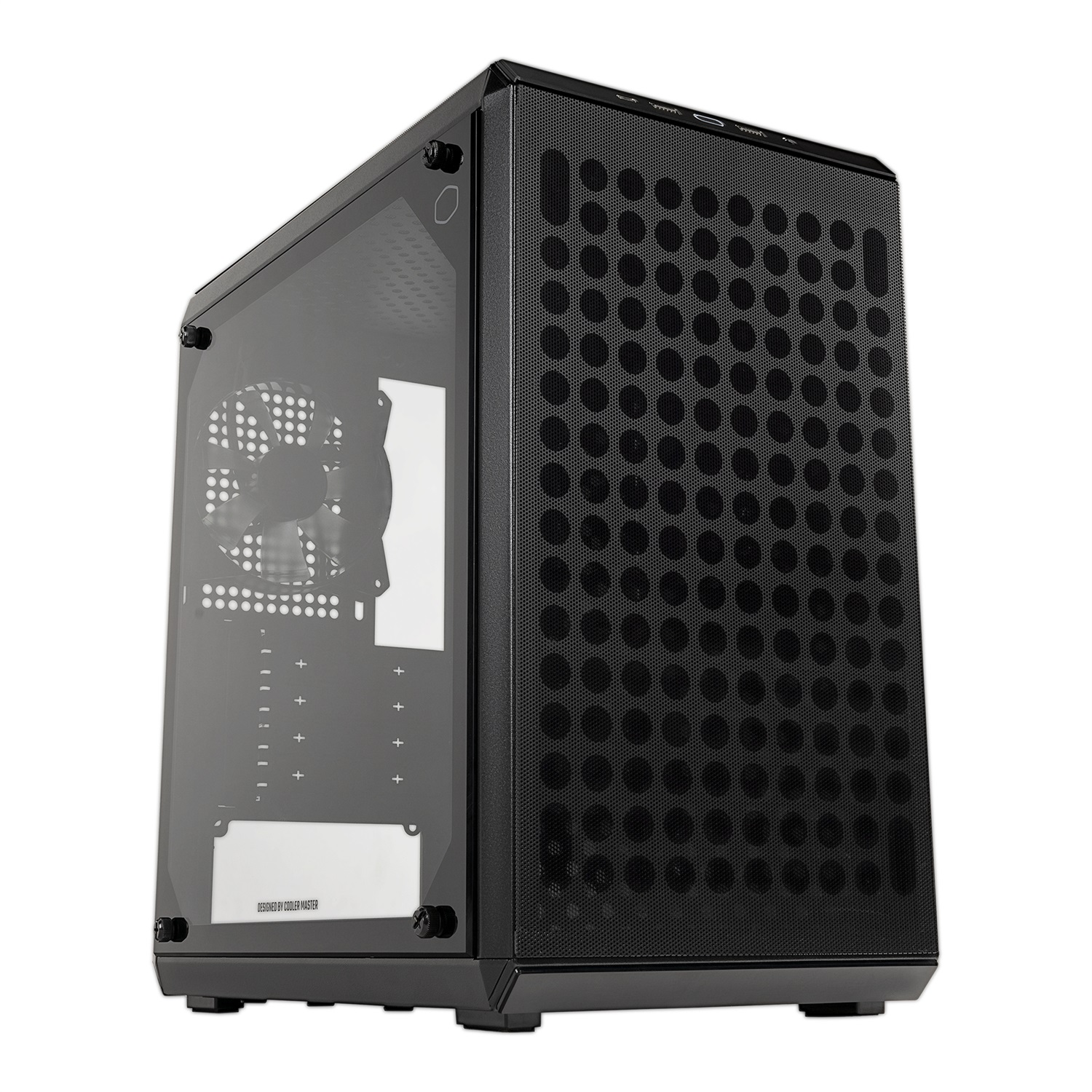 Cooler Master Q300L V2 Mini Tower Nero e Trasparente con Vetro Temperato, Compatibile micro ATX e Mini-ITX, USB 3.0 e Type-C