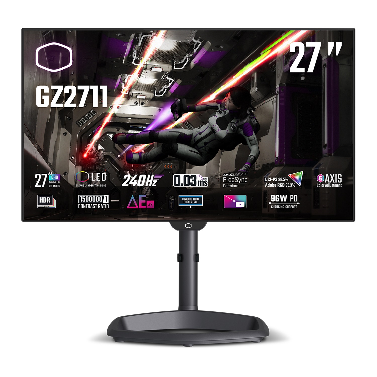 Cooler Master Tempest GZ2711 Monitor Gaming 27