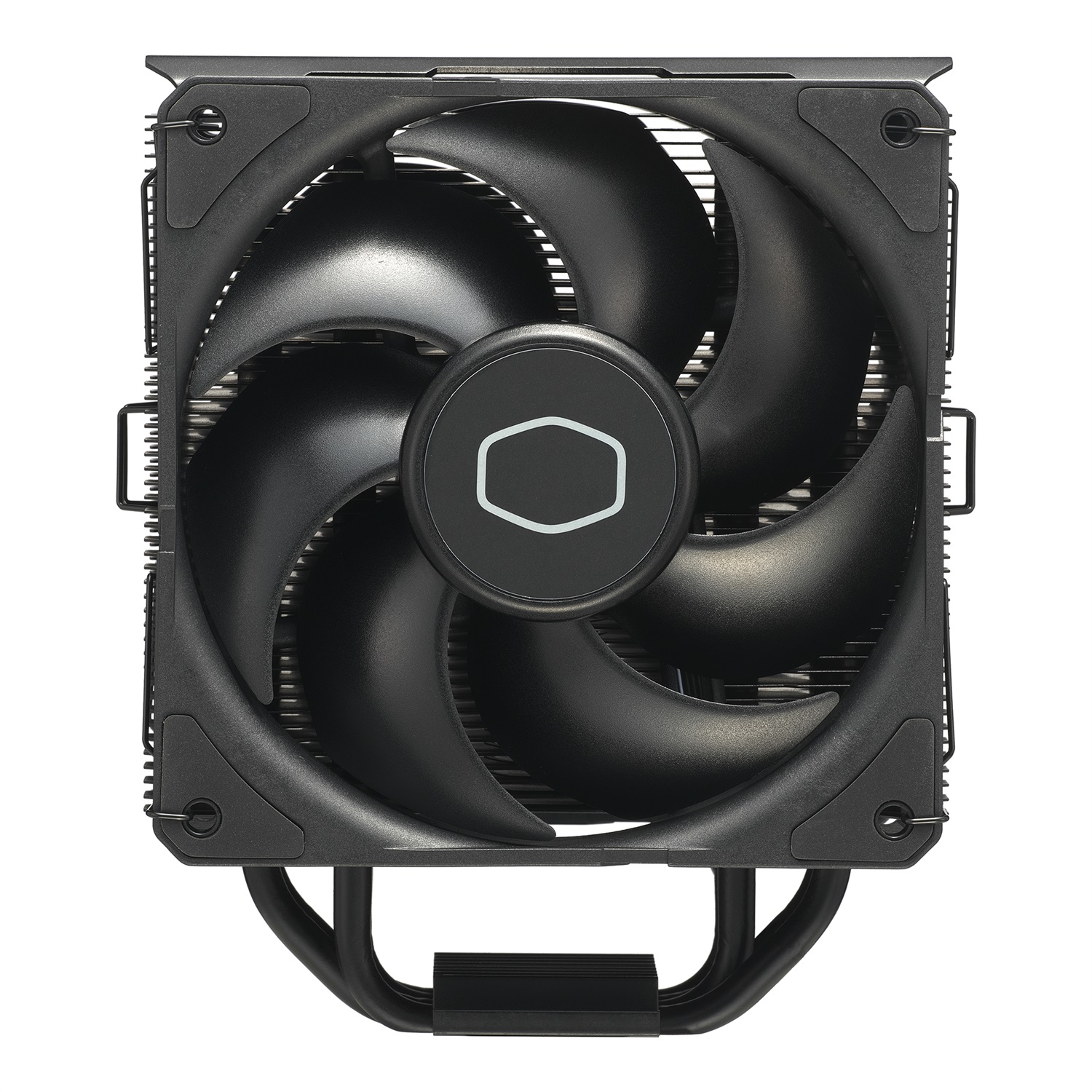 Cooler Master Hyper 212 Black Raffreddatore d'aria 12 cm con Ventola SickleFlow 120 Edge, 4 Tubi di Calore, Finitura in Alluminio Nero