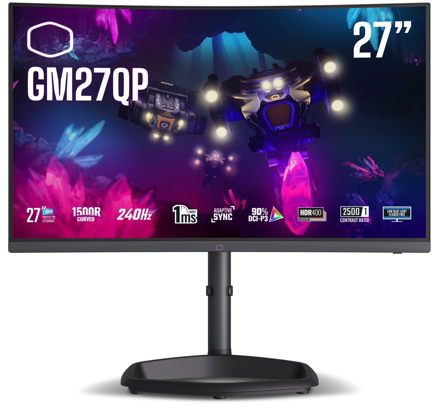 Cooler Master Gaming GM27QP Monitor Curvo 27