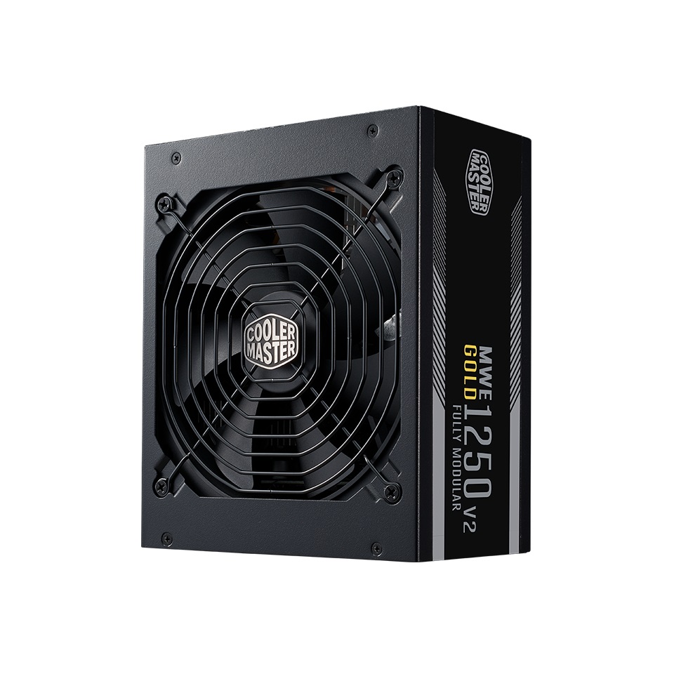 Cooler Master MWE Gold 1250 V2 Alimentatore PC 1250W 80 PLUS Gold Full Modulare ATX 3.1 con Ventola FDB 140mm e Garanzia di 10 Anni