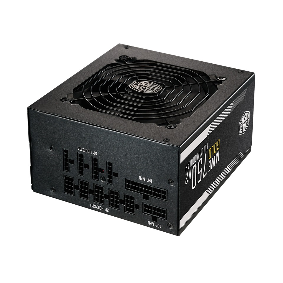 Cooler Master MWE Gold 750 V2 Alimentatore Modulare 750W 80 PLUS Gold ATX 3.1 con Ventola FDB 120mm