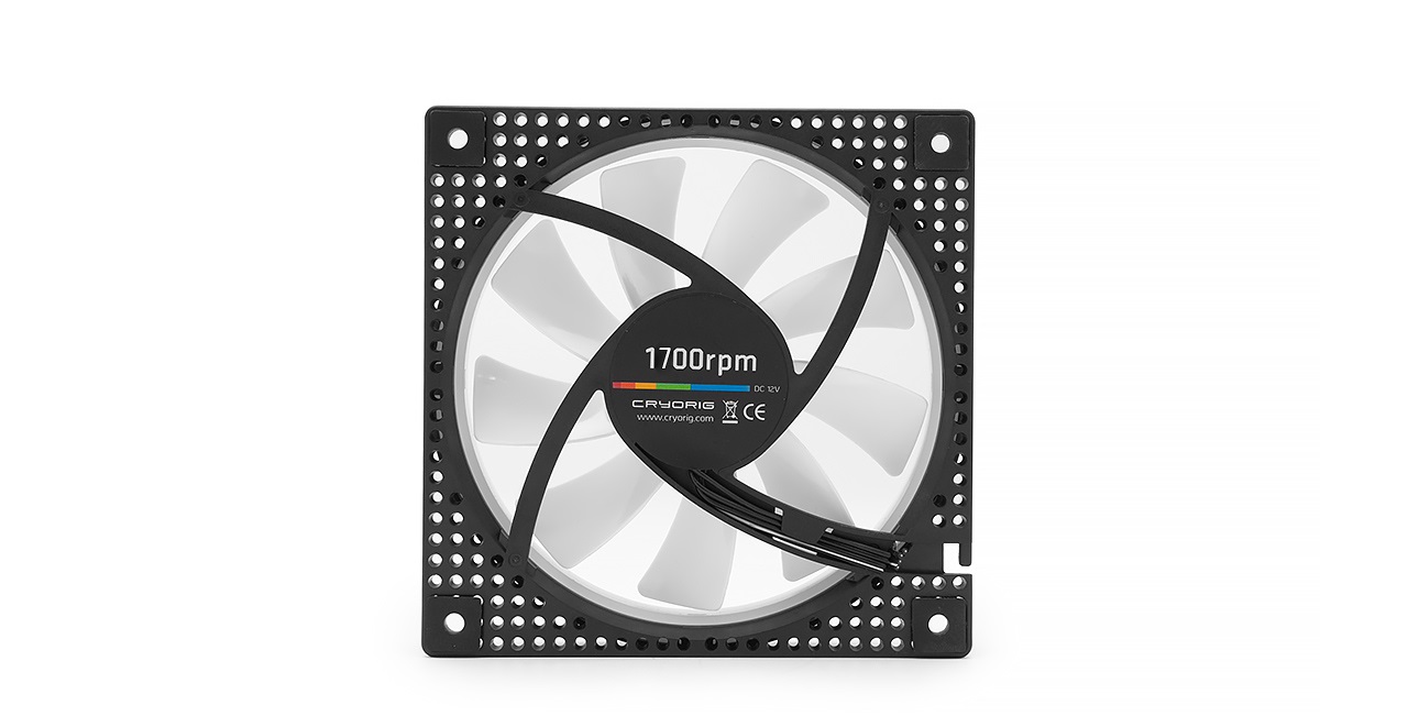 CRYORIG Crona X Ventilatore Universale 120mm Bianco - Velocità 400-1700 Giri/min, Rumorosità 16,5-29,7 dB