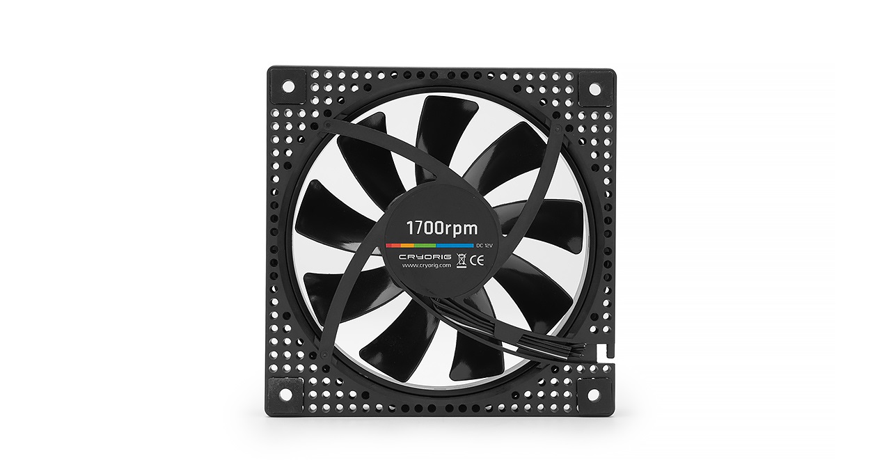 CRYORIG Crona S Ventilatore Universale 120mm Nero - Velocità 400-1700 Giri/min, Rumorosità 16,5-29,7 dB