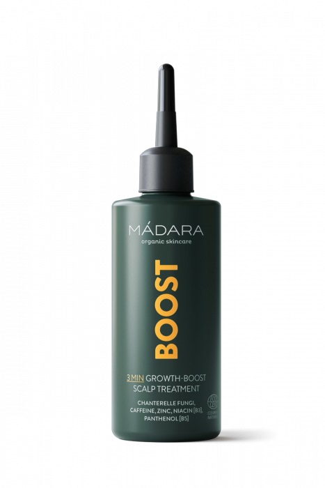 MÁDARA 3 Min Growth-Boost Scalp Treatment 100 ml - Trattamento Stimolante per Cuoio Capelluto, Stimola la Crescita e Combatte la Caduta dei Capelli