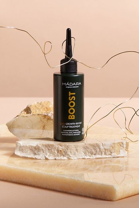 MÁDARA 3 Min Growth-Boost Scalp Treatment 100 ml - Trattamento Stimolante per Cuoio Capelluto, Stimola la Crescita e Combatte la Caduta dei Capelli