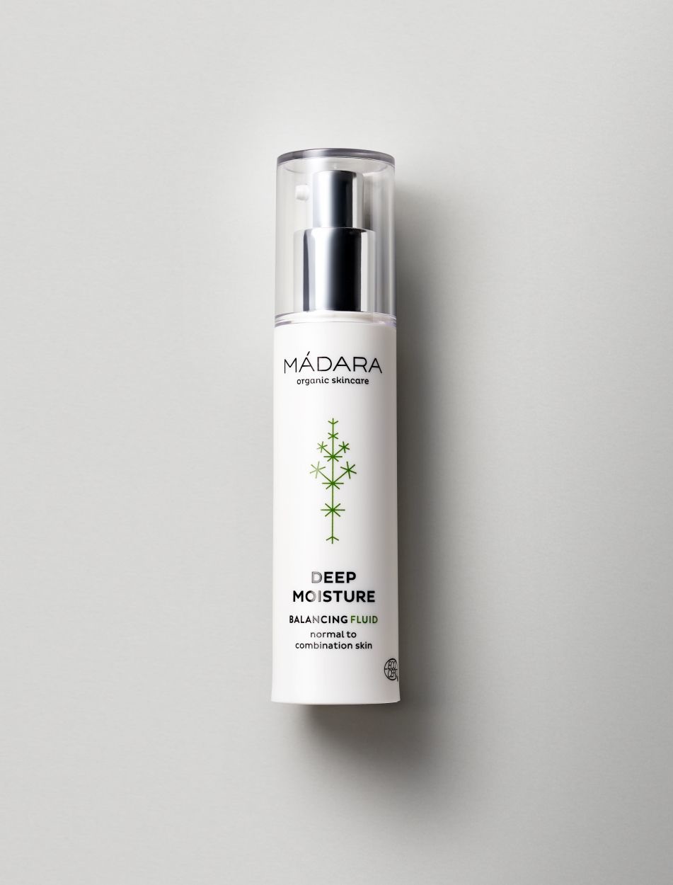 MÁDARA Deep Moisture Fluido Idratante 50 ml - Idratazione Intensa e Leggera per Pelle Mista