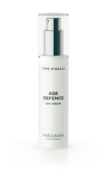 MÁDARA Crema Giorno TIME MIRACLE Age Defence 50 ml - Anti-invecchiamento, Idrata, Illumina & Protegge con Acido Ialuronico e Piante del Nord