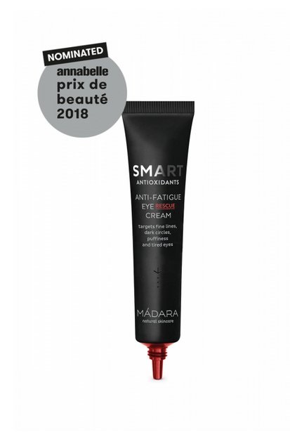 MÁDARA Crema Contorno Occhi SMART Anti-Fatica 15 ml - Idratante, Rassodante, Riduce Linee Sottili, Occhiaie & Gonfiori