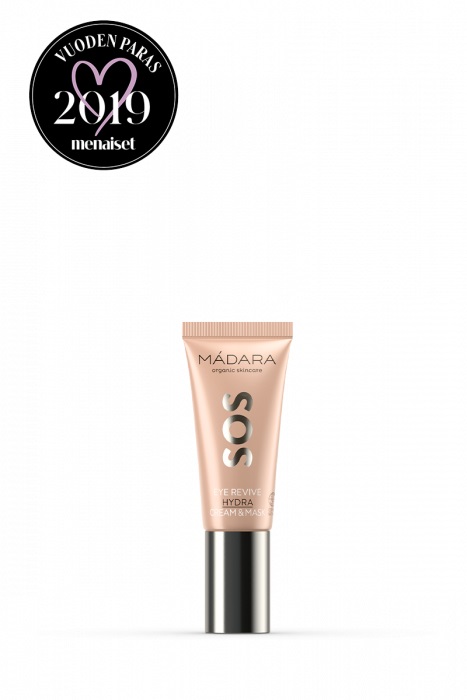 MÁDARA SOS Eye Revive - Crema e Maschera Idratante per Contorno Occhi, 20 ml