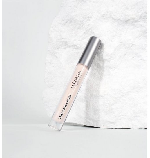 MÁDARA The Concealer 15 Vanilla - Correttore occhi 4 ml con Acido Ialuronico e Minerali, Vegan e Certificato Ecocert