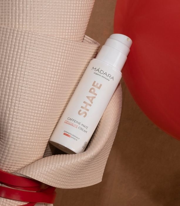 MÁDARA Caffeine-Maté Cellulite Cream 150 ml - Crema Anticellulite Idratante Naturale per Pelle Tonica e Rassodata