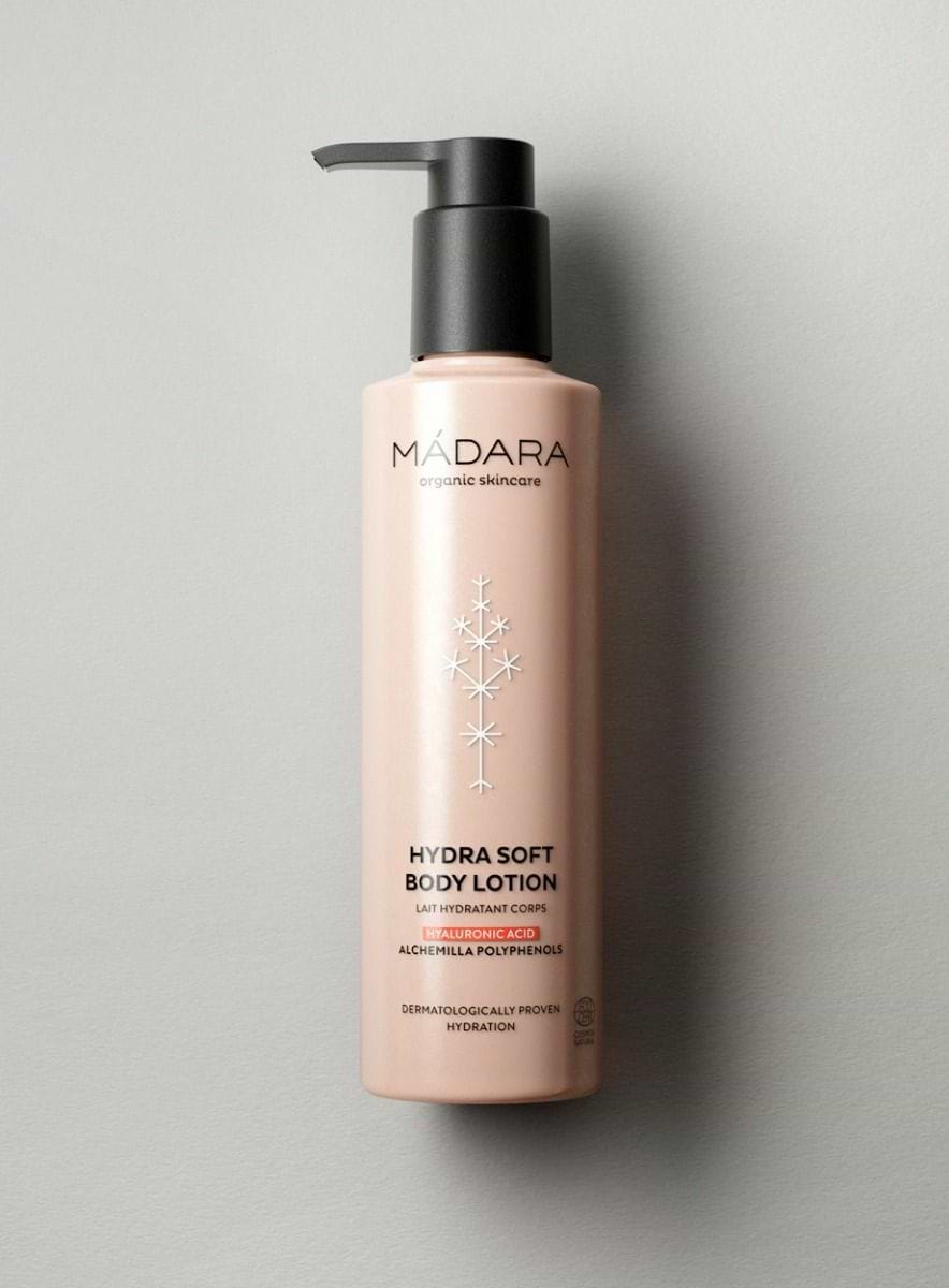 MÁDARA Hydra Soft Body Lotion - Lozione corpo idratante 250 ml con collagene e acido ialuronico