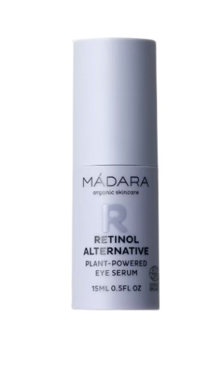 MÁDARA Retinol Alternative Siero per Contorno Occhi 15 ml - Riduce Rughe e Linee Sottili, Nutre e Illumina