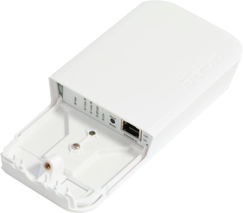 Mikrotik wAP ac - Access Point Wireless Bianco 867 Mbit/s con Power over Ethernet (PoE) e Resistente alle Intemperie