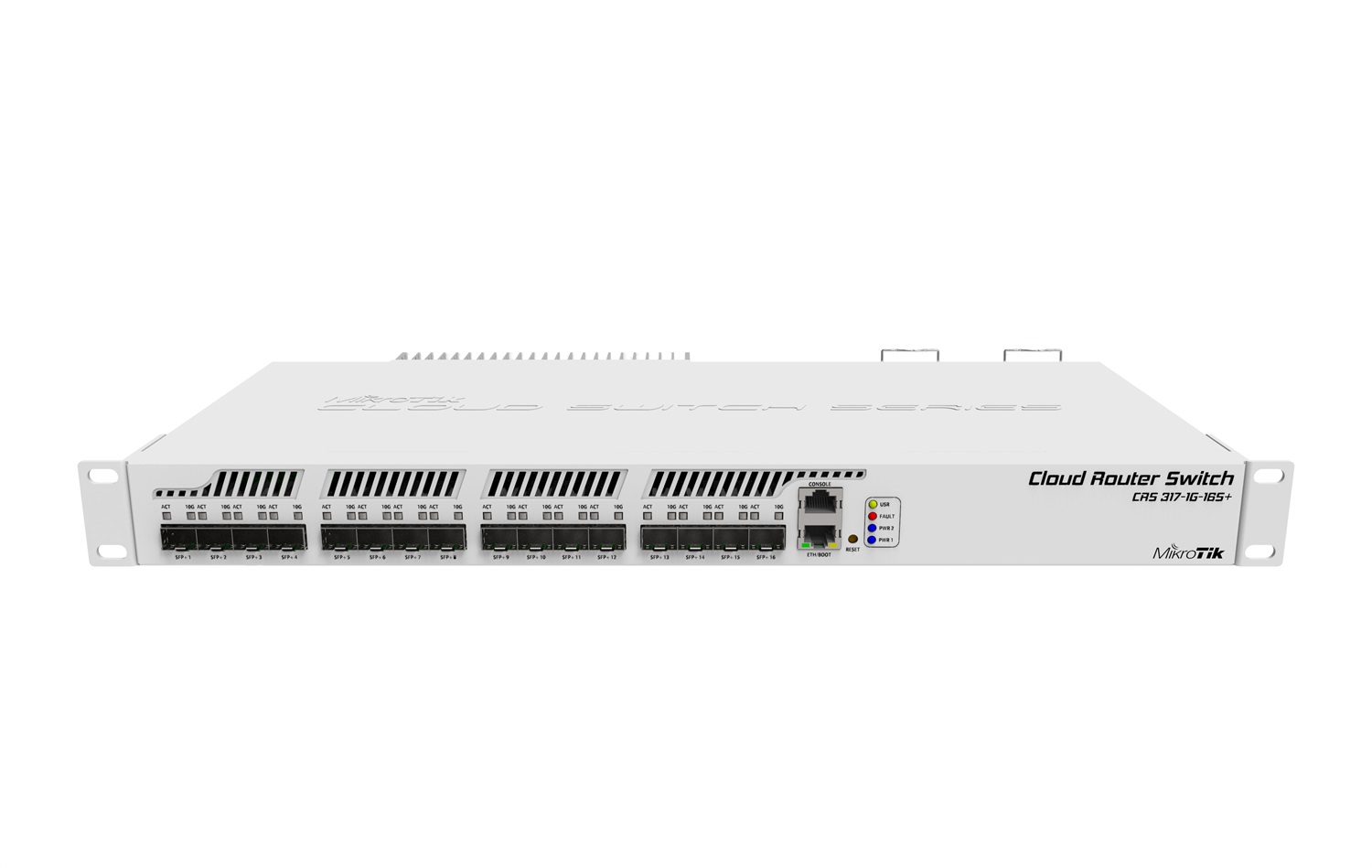 Mikrotik CRS317-1G-16S RM Switch di Rete Gestito L3 Rackmount 1U con 16 Porte SFP e 1 Porta RJ45