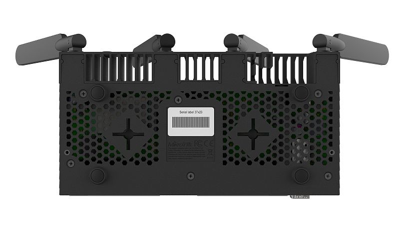 Mikrotik RB4011iGS 5HacQ2HnD-IN Router Wireless Dual-band Gigabit Ethernet con 10 Porte Gigabit e 1 SFP - Wi-Fi 5 (802.11ac) fino a 1733 Mbit/s